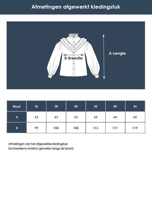 Blouse Luna | Pdf- Patroon| Dames| - Afbeelding 6