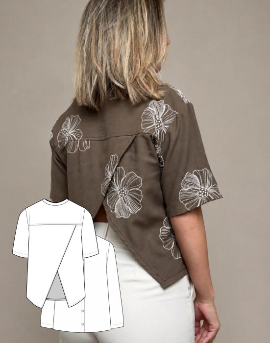 Blouse Liz| PDF Naaipatroon | Maat 34-56